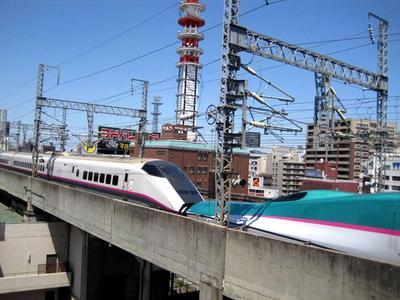 Bullet train from the room(8F)