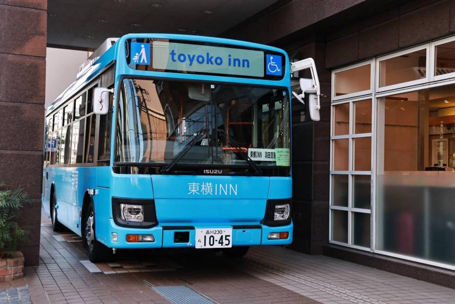 早朝でも深夜でも羽田空港へ無料送迎バス！