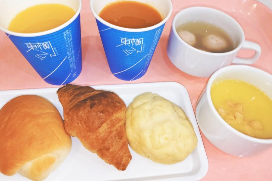 日替わりパンを朝食で♪